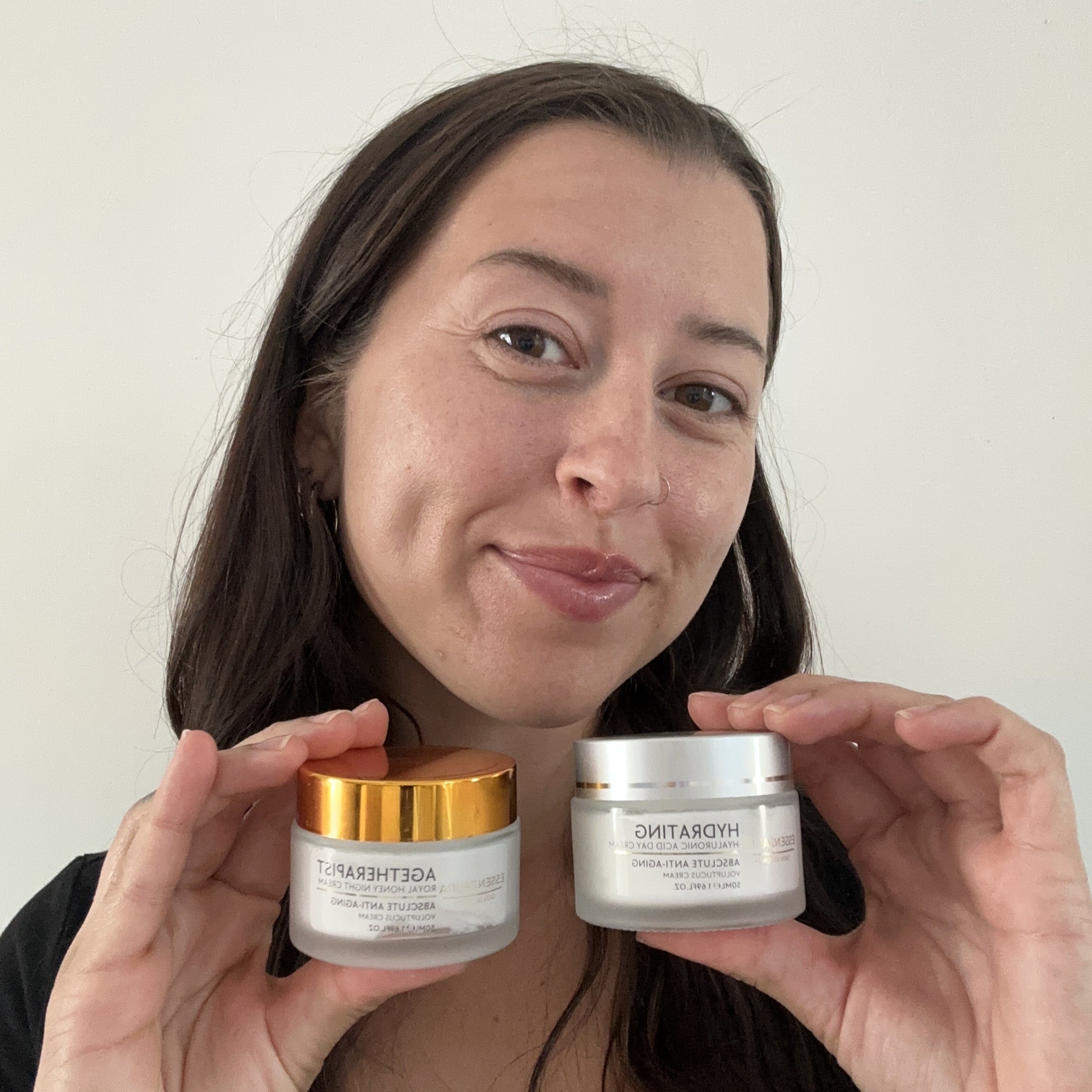 Essenzaura Hydrating Hyaluronic Acid Day & Agetherapist Royal Honey Face Night Cream